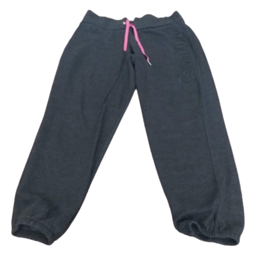 Calvin Klein Dark Gray Capri Drawstring Sweatpants